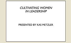 Cultivating Women College Presidents: Difference Makers